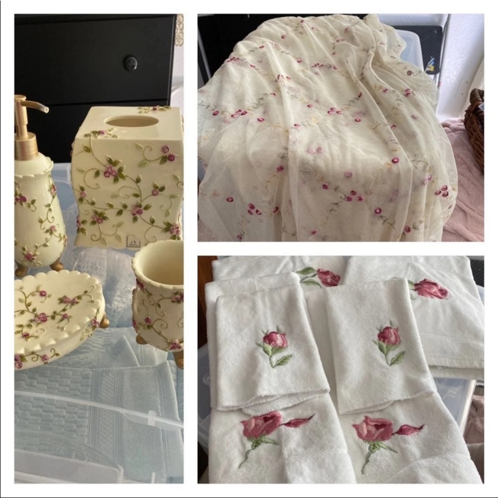 WAMSUTTA vintage bathset